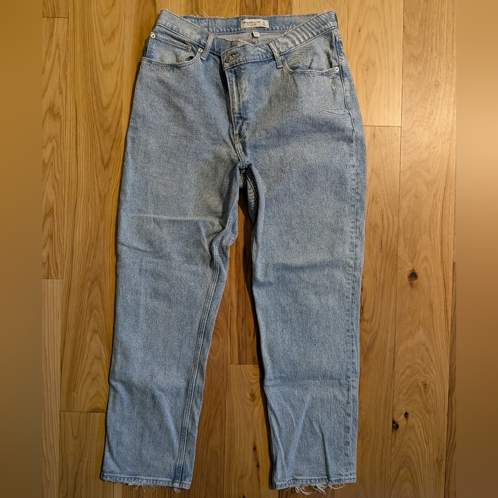 Abercrombie & Fitch Light Blue Straight Leg Jeans